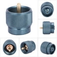 thumbnail image 3 of Camping Adapter Connector,Aluminum Alloy Copper Gas Stove Adapter Convertor to 1L Propane Adaptor, 3 of 7