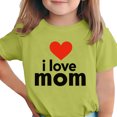 thumbnail image 1 of Zpanxa T-Shirts d'Été pour Filles Imprimé de la Fête de l'Indépendance Col Rond Manches Courtes Haut Polyester Spandex 12-13 Ans, 1 of 6
