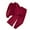 Red, variant on XBASW Kids Toddler Girls Wide Leg Pants Outfits Spring Autumn Long Sleeve Shirt Wide Leg Trousers Girls' Cotton Solid Color Set 7-12 Years