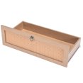 thumbnail image 5 of Pinovk Rattan 6 Drawer Double Dresser for Bedroom, Chest of Dressers, Modern Dresser Drawer Chest, 5 of 16