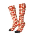 thumbnail image 2 of Fotbe Tomatoes And Chili print Women's Men's Novelty Crew Socks Cotton Socks Knee High Socks for Walking,Running,Nurses,Pregnancy, 2 of 9