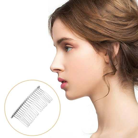 WHAMVOX  7 .8cm Hair Tooth Iron Comb Wedding Veil Women's Miss