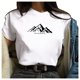 thumbnail image 3 of Puntoco Moda Mujer Casual Luna Sol Carta Impresión Manga Corta O-Cuello Camiseta Blusa Puntoco Puntoco-8054, 3 of 9
