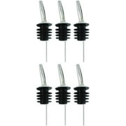 Stainless Steel Liquor Pourer with Tapered Speed Jet 12 pack