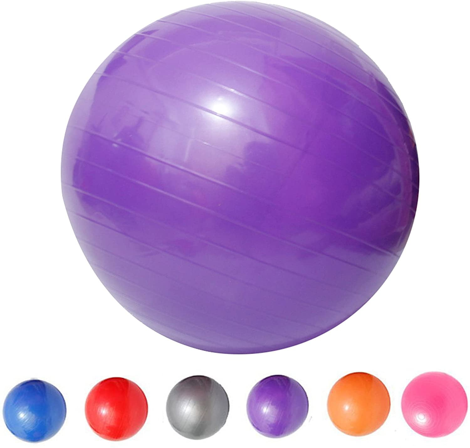 Anti-Burst Diameter Balance Stability Fitness Exercise Yoga Ball Foot Pump Gift 