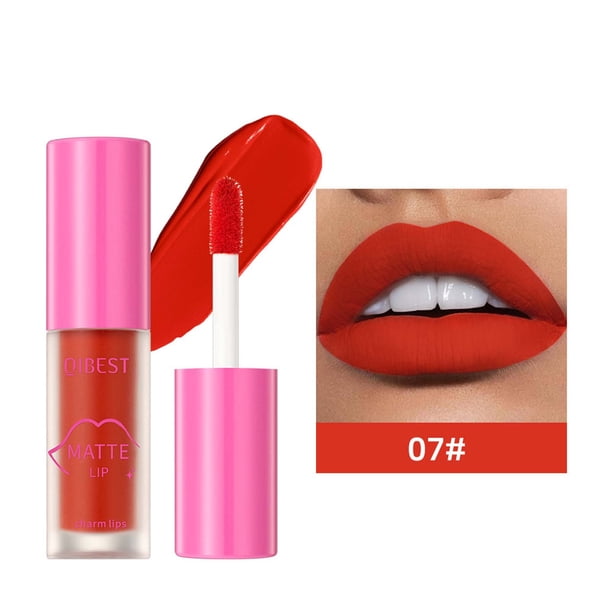 Xihbxyly Lápiz Labial Mate, Textura Aterciopelada de Larga Duración, Brillo Labial Antiadherente, Liberación de Color Suave, Perfecto para Uso Diario, Ideal para Todas Las Edades, 8 Hermosos Tonos Di