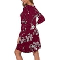 thumbnail image 5 of Vestidos casuales de manga larga con bolsillos para mujer Xemadio LRWJ1046-71, 5 of 5
