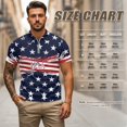thumbnail image 6 of Aplkyhs Patriotic USA Star Matching Couple Sport Shirts Couple Golf Matching Outfits Machine Washable Mens Hawaiian Shirt Quarter Zip Mens Shirts Casual for Golf,Tennis,Running,Gym, 6 of 6