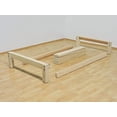 thumbnail image 3 of Base para Cama Individual Muebles GM Tradicional desarmable Sin Pintar Madera de Pino Estufada, 3 of 4