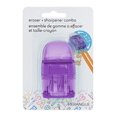 thumbnail image 2 of Merangue 2-in-1 Eraser and Sharpener Combo, Assorted, 4 Pack, 2 of 5