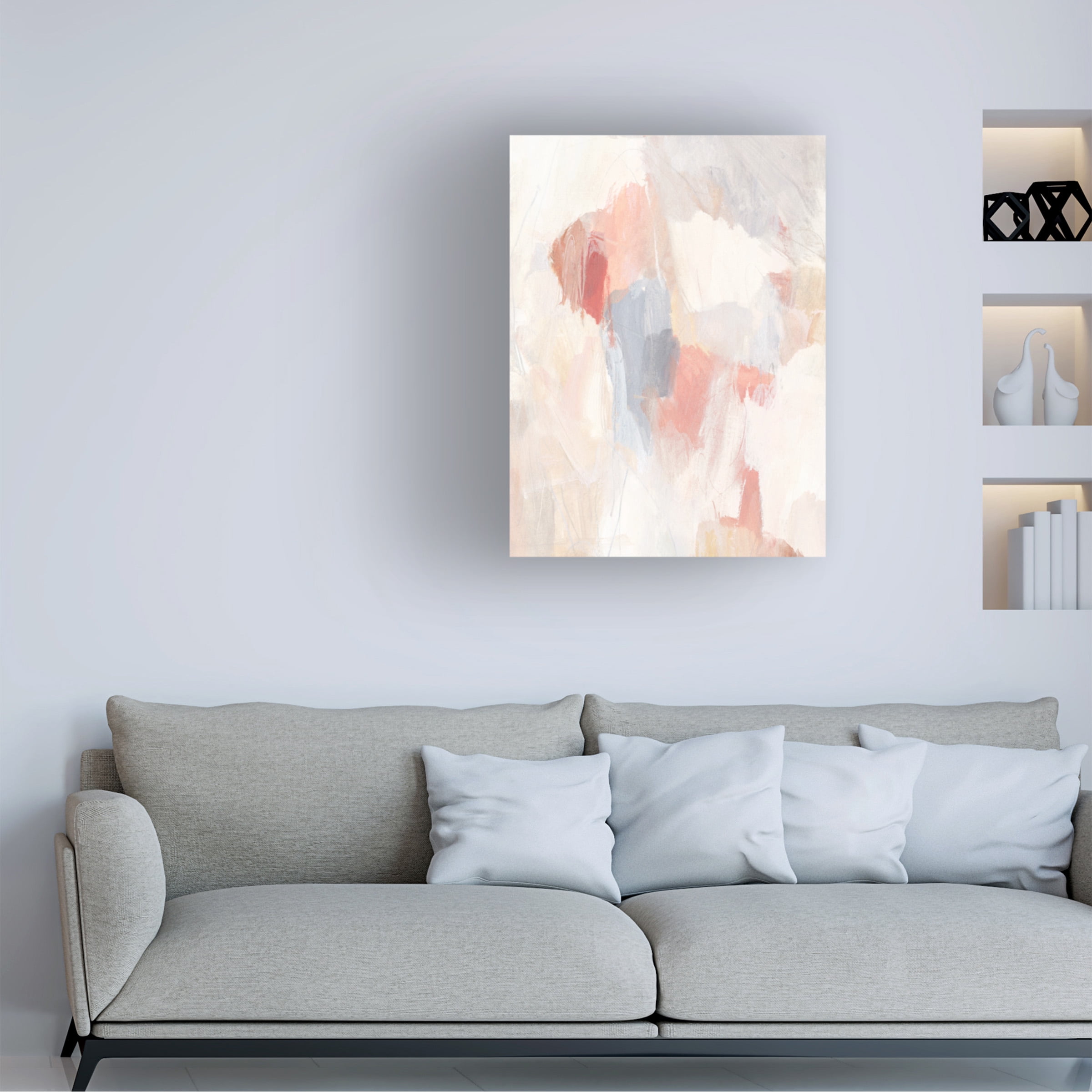 Annie Warren 'Love Bomb II' Canvas Art