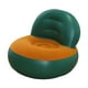 thumbnail image 2 of Sofá inflable multifuncional suave y portátil con asiento naranja y verde, 2 of 9