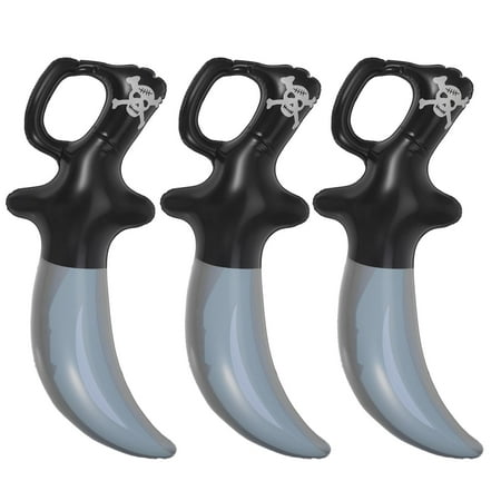 unbranded 3 Pcs Toy Costume Inflatable Pirate Knife Balloon