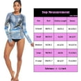 thumbnail image 3 of joogoo Womens UPF 50+ Sun Shirts Eagle Flying in Blue Sky Long Sleeve UV Protection Rash Guard Tops L, 3 of 7