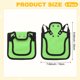 thumbnail image 3 of Uxcell 4-Pack Chicken Saddle for Hens, 9.8 Inch Canvas Chicken Apron Back Protector with Adjustable Strap for Hens [Verde Neón], 3 of 7
