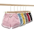 thumbnail image 5 of AherBiu Sweatshorts for Boys Girls Summer Beach Wear Drawstring High Waisted Joggers Shorts Solid Color, 5 of 6