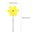 thumbnail image 2 of 5pcs Flower Windmill Spinners Garden Pinwheel Outdoor Decoration, 2 of 7