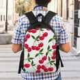 thumbnail image 4 of Lafuoo Cherry Pattern Single-sided Backpack, Waterproof with Computer Compartment, Suitable for Business, Travel, Sports-One Size, 4 of 6