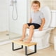 thumbnail image 1 of Taburete de inodoro | Taburete para ponerse en cuclillas para mejorar la postura y la salud intestinal | Reposapiés de baño para adultos y niños | Taburete de madera resistente para el inodoro, 1 of 6