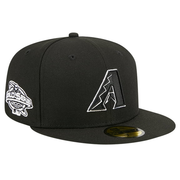 Men's New Era Black Arizona Diamondbacks Logo 59FIFTY Fitted Hat