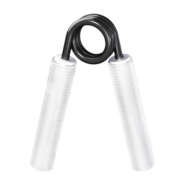 Dispositivo de entrenamiento de fuerza fortalecedor de agarre de mano Pinza de acero inoxidable antideslizante para Blanco 100 libras