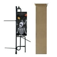 thumbnail image 4 of Meadow Creek Harvest 11.5" x 18" Dancing Skeletons Outdoor Yard Flag with Stand, 4 of 6