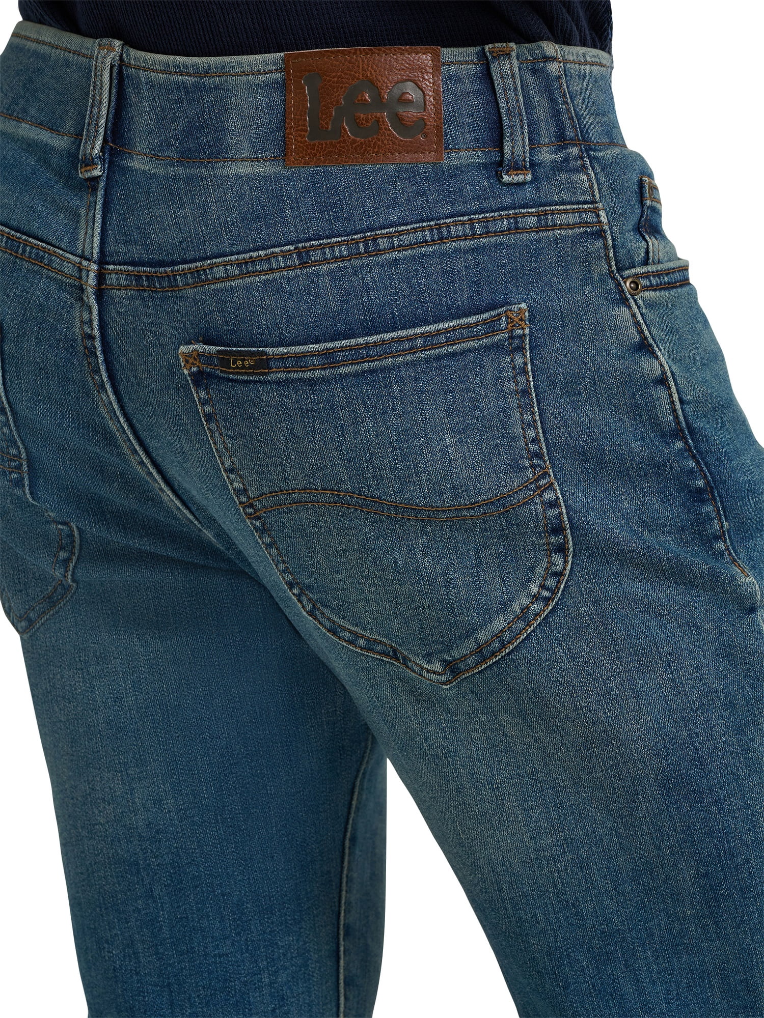 Lee Men’s and Big Men’s Extreme Motion Straight Fit Tapered Leg Jeans