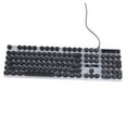 thumbnail image 4 of WEUVEB Keyboard LED Wired Black Plastic Round Key Keyboard for Travel 1Set, 4 of 7