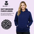 thumbnail image 7 of BILLIONHATS 12 Pack Of Wholesale Hoodie Sweatshirts, Men Womens Unisex Hoodies Cotton Blend, Bulk Adults Sweatshirt, Homeless Donation NAVY LARGE, 7 of 7