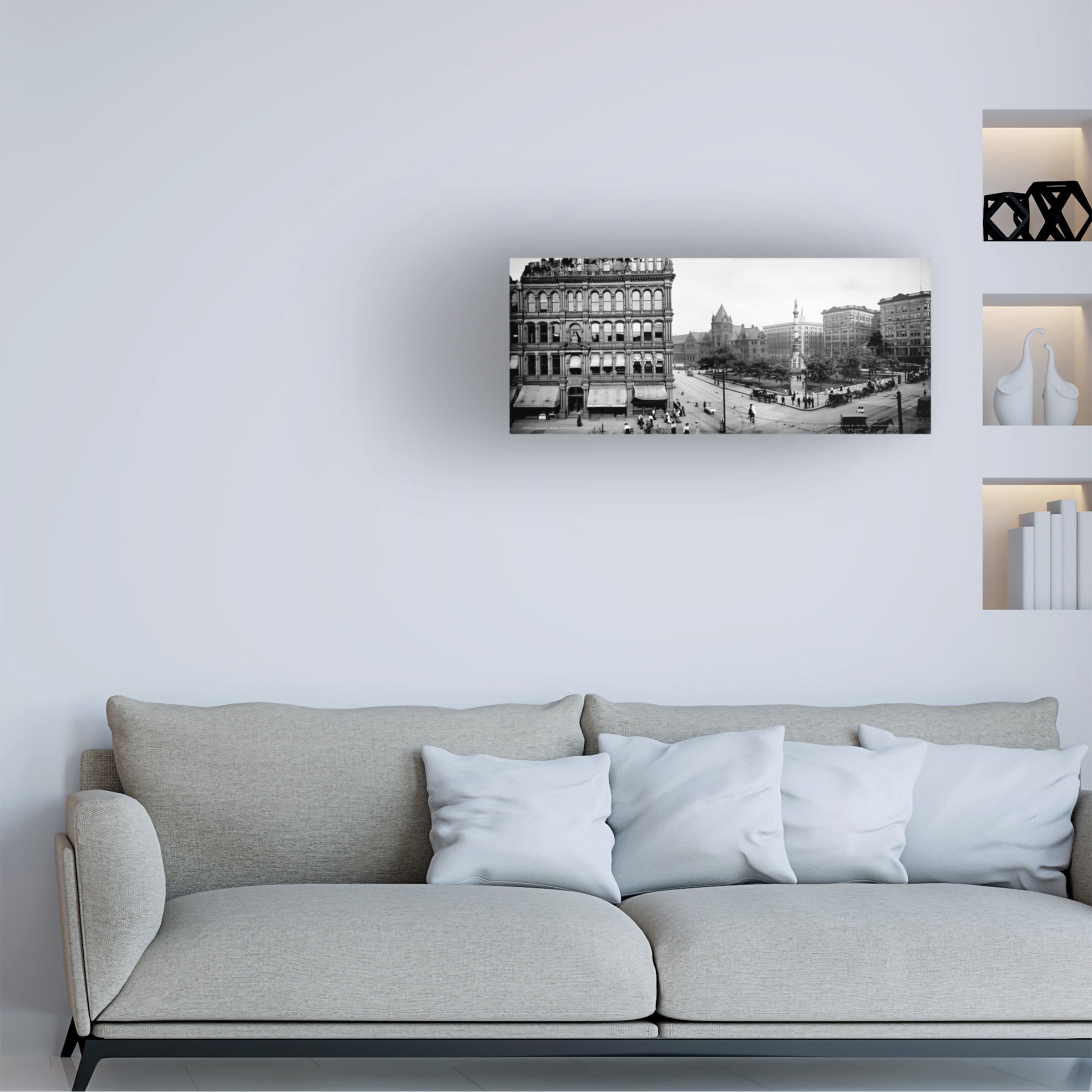 Print Collection 'Buffalo Panorama1' Canvas Art