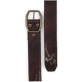 thumbnail image 2 of Bed Stu Women's Mohawk Rustic Floral Embroidery Belt - A200038-BRN X-, 2 of 2