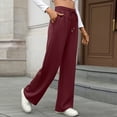 thumbnail image 5 of SwiftWear Women's High-Waisted Drawstring Sweatpants with Side Pockets, Cotton Straight Leg Casual Pants Comfortable Elastic Waist Lounge Wear S-2XL, 5 of 8