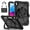 Black, variant on Rotating Stand Case For iPad (A16) 11th 10th Generation (2025/2022) 3 Layer Protection Shockproof Heavy Duty Cover with Shoulder Strap & Pencil Holder