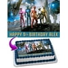 Power Rangers Edible Cake Image Topper Personalized Picture 1/4 Sheet (8"x10.5")