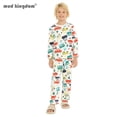 thumbnail image 2 of Mudkingdom-Conjunto de pijamas para niños y niñas, ropa de dormir de manga larga de lana para Halloween, Navidad, 2 of 4
