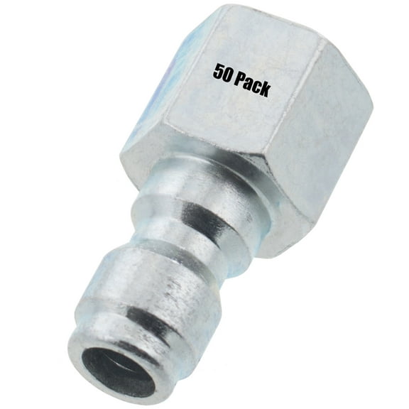 (50) 1/4" FPT Female Plug Quick Connect Coupler for Pressure Washer Nozzle Gun