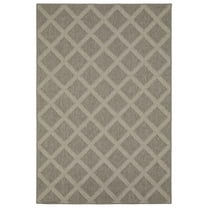 Oriental Weavers Caicos Indoor/Outdoor Rug - CA02N - 5'3" x 7'3" - in Grey/ Light Grey - Classic Casual Style, Water, Stain and Fade Resistant, Hose Clean, Patio, Outdoor Living Area Rug