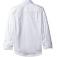 thumbnail image 2 of Isaac Mizrahi Little Boy's French Cuff Cotton Shirt, White, 4, 2 of 2