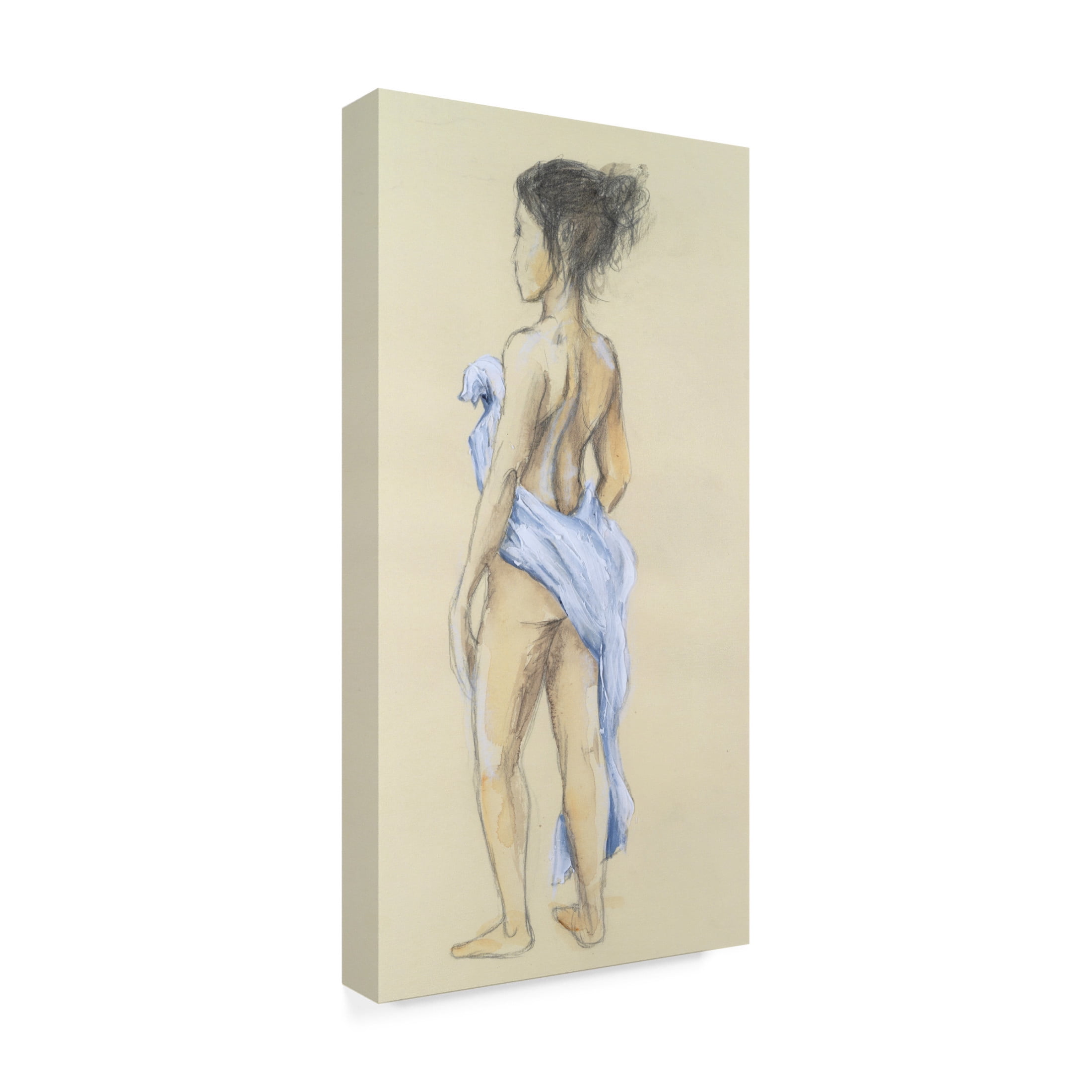 Trademark Fine Art Michael Willett  Draped Figures III Canvas Wall Art
