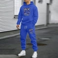 thumbnail image 2 of CONZONE Mens Sweatsuit 2 Piece Sets Mens Jogging Tracksuit Set Number 23 Graphic Y2K Pullover Hoodies Sweatpants Soft Sweat Suit for Men Cozy Fall Winter Track Suit, 2 of 5