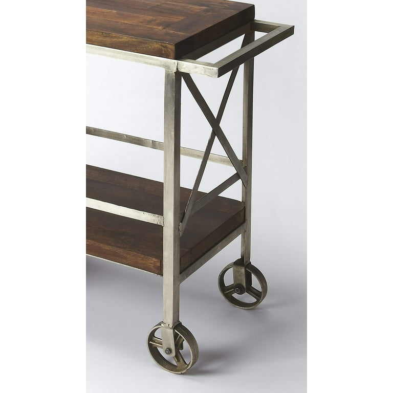Vintage Style Rolling Server Bar Cart Vintage Style Rolling Server Bar Cart