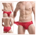 thumbnail image 4 of YOTMKGDO Boxer Briefs for Men Pack, Mens Shorts, Men'S Stretch Underwear Support Briefs Wide Waistband Multipack Mens Underwear, Red 3XL, 4 of 4