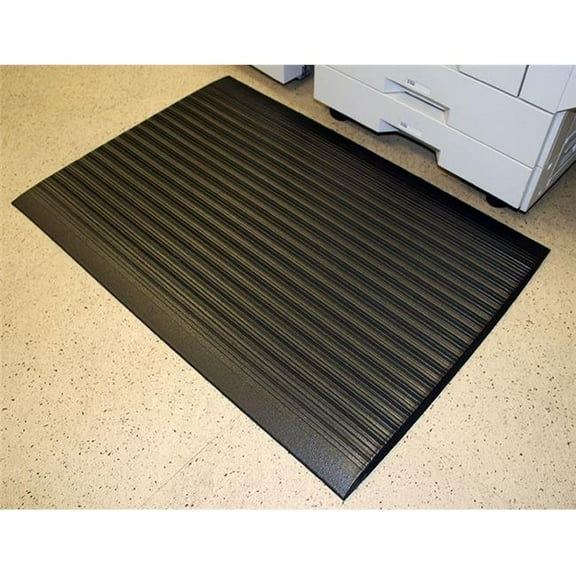 Sof-Spun .62 in. Anti-Fatigue Mats, 3 x 5 in. - Black