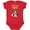 Red, variant on Inktastic Basset Hound Dog Lover Boys or Girls Baby Bodysuit