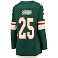 thumbnail image 3 of Women's Fanatics Jonas Brodin Green Minnesota Wild Breakaway Player Jersey, 3 of 3
