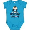 thumbnail image 3 of Inktastic My Memaw Loves Me Baby Boy Boys Baby Bodysuit, 3 of 5