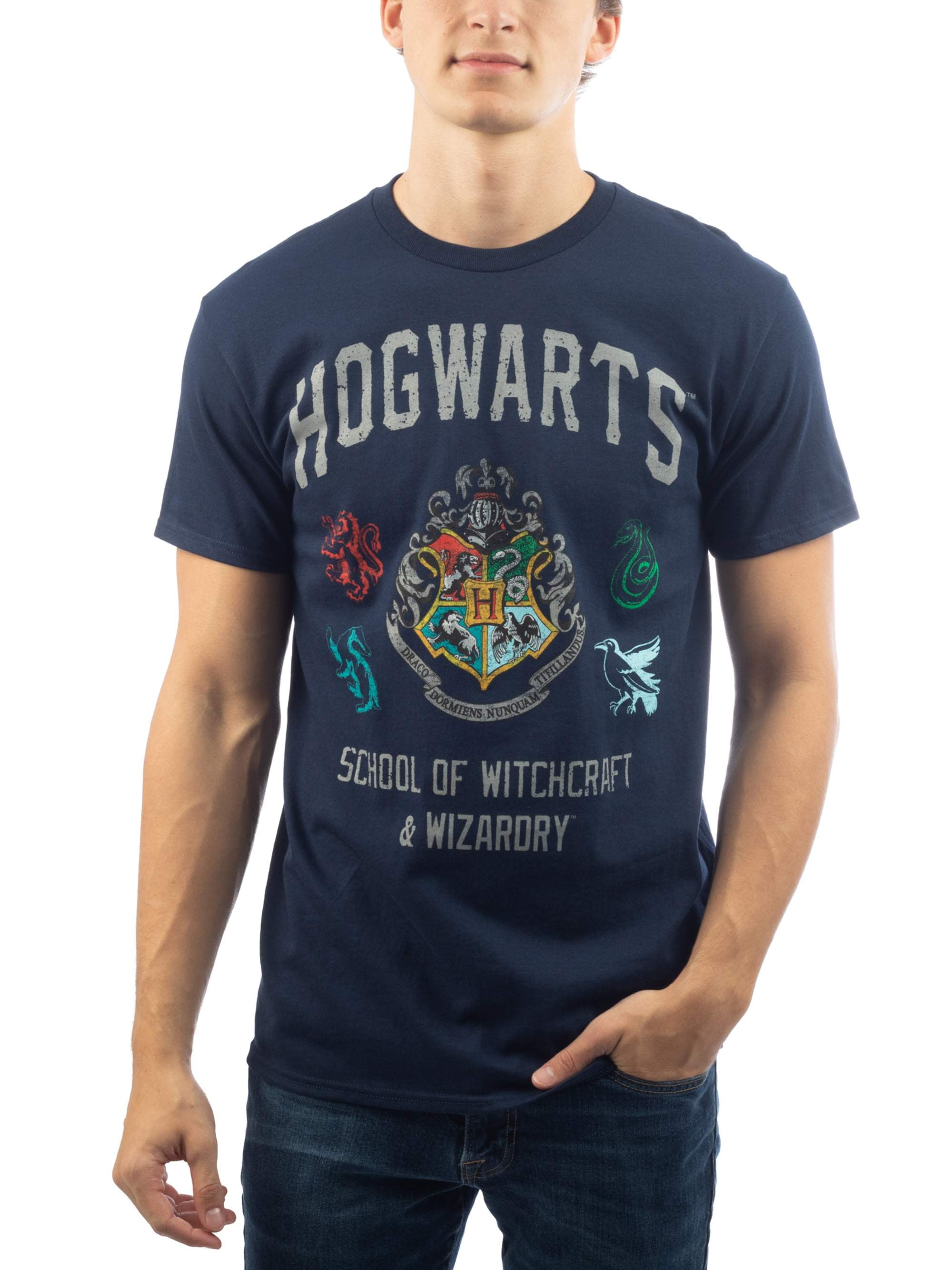 Men's Harry Potter Gryffindor Hogwarts House Crest Graphic T-shirt ...
