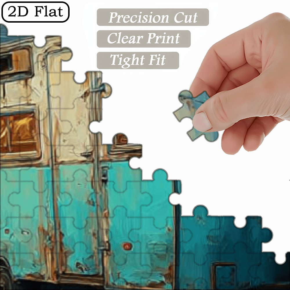 A Box of (1000pcs) Adult Puzzles, with Shoreside Summer Design, High Difficulty, Suitable for Adults, Family Entertainment. 29.4*19.6 in
