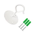 thumbnail image 1 of Yuarrent Los maceteros de pared para plantas de interior ahorran espacio en el jardín, ganchos duraderos y fáciles de colocar en el techo para Jardín y Patio Blanco, 1 of 6