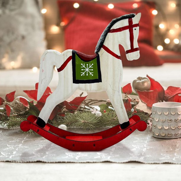 Christmas Rocking Horse Ornament Christmas Ornament Decorative